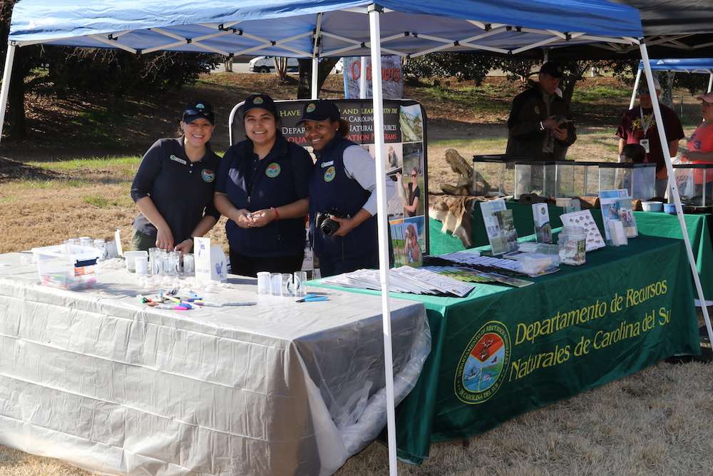 The South Carolina Department of Natural Resources had a solid presence with education and fun activities.
