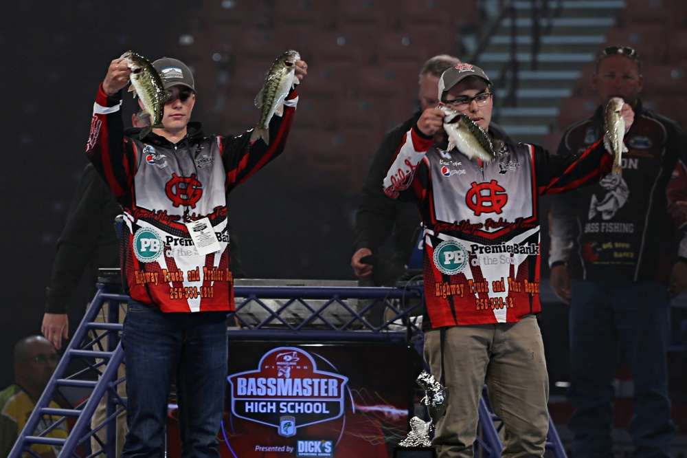 Good Hope Fishing Team, Chase Taylor and Colton Williams (4th, 5-11)