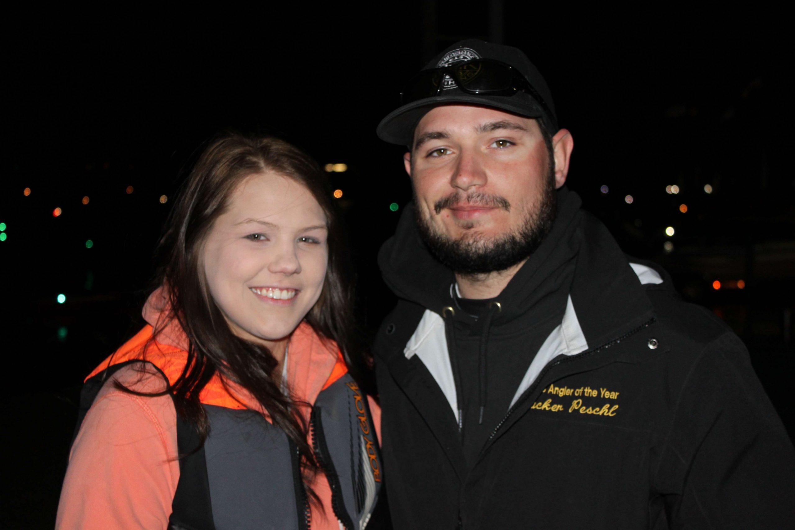 Some anglers, such as South Dakota non-boater Tucker Peschl, had company as he waited at the backdown for his fishing partner to roll through the line. Peschl's girlfriend Carrie Wiegen was happy to accompany him to the shores of Toledo Bend, some 16 hours (one way) from home.