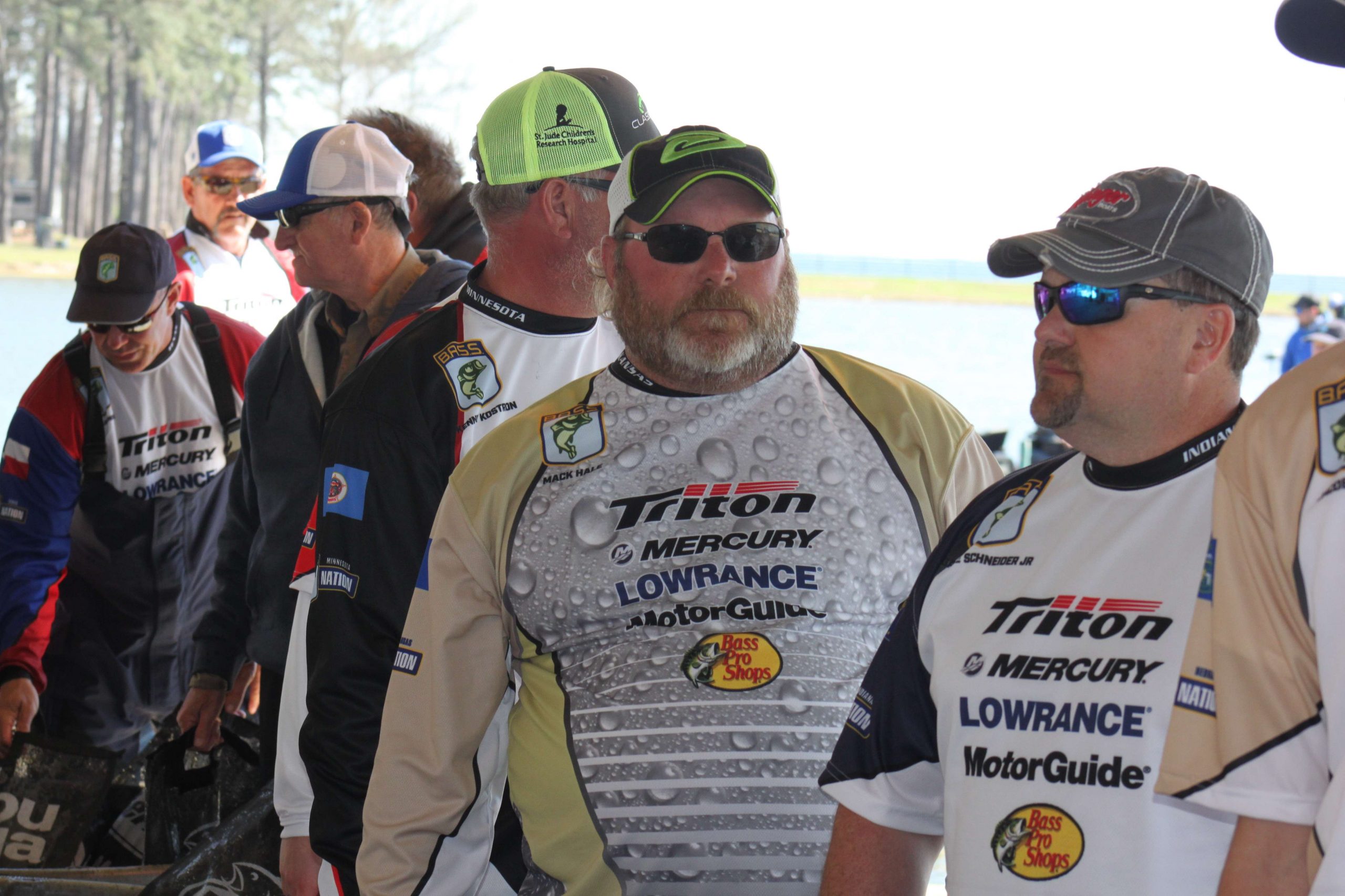 The Academy Sports + Outdoors B.A.S.S. Nation Central Regional presented by Magellan Outdoors got started Wednesday on Toledo Bend Reservoir in northwest Louisiana. Anglers from 19 states are competing â 190 boater and another 190 non-boaters. Theyâre competing for bragging rights and a boat/motor package for their states, but also individually for cash prizes and a chance to represent their state in the B.A.S.S. Nation Championship later this year. But before any of that happens, the bass have to be weighed. And so, the anglers make their way from the water to the stage where theyâll see exactly how they fared against the competition.