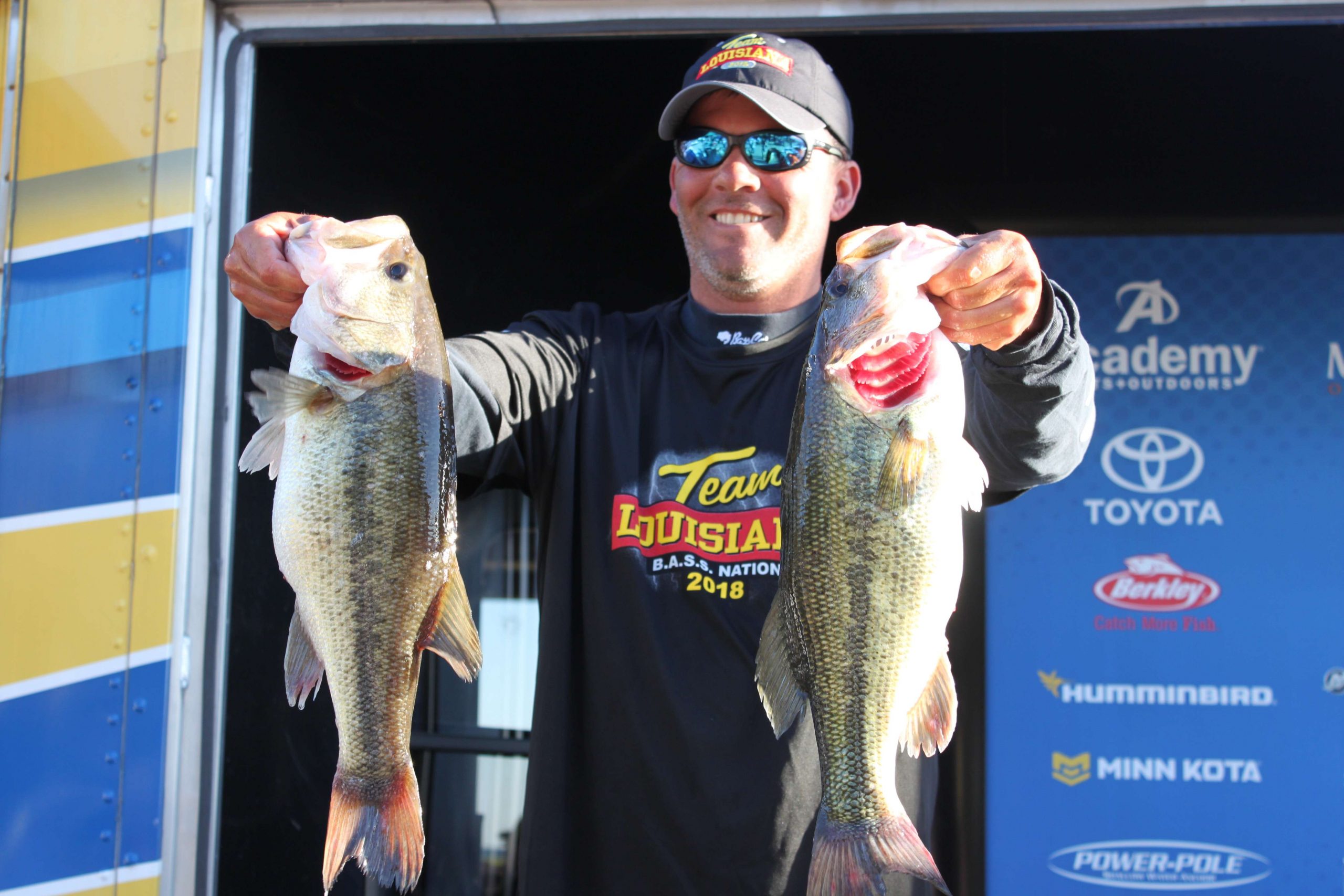 Jamie Laiche of Team Louisiana is tied for sixth in the boating division with 19-4.
