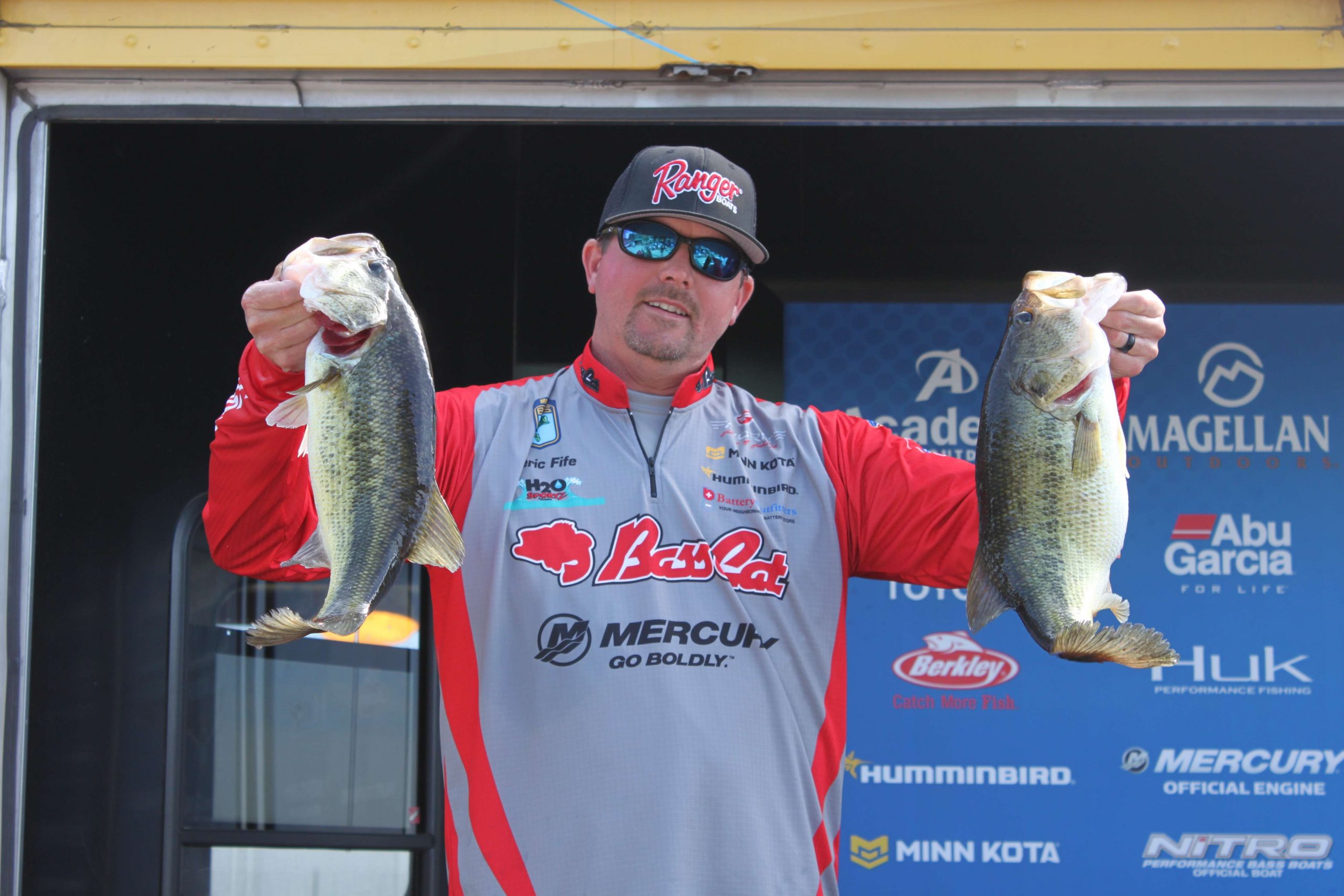 Team Arkansas' Deric Fife is in eighth place in the boater division with 32-13.
