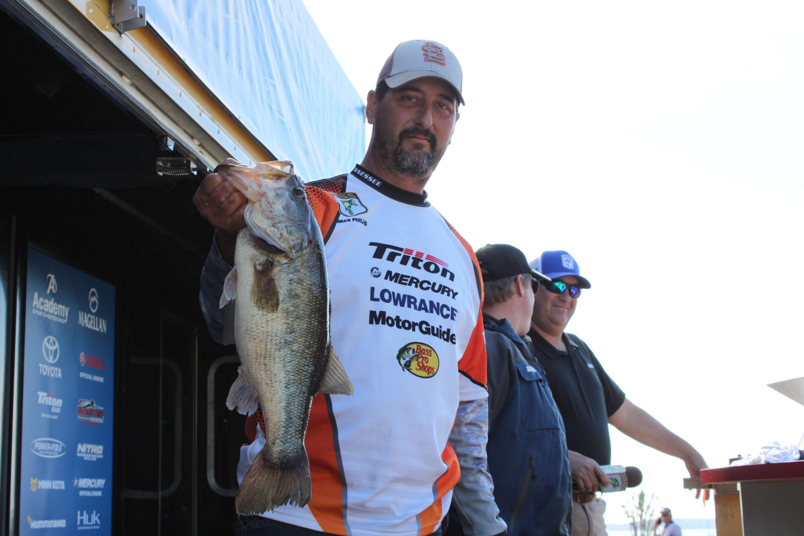  Greg Phillips of Team Tennessee is in 12th place among boaters with 31-3.
