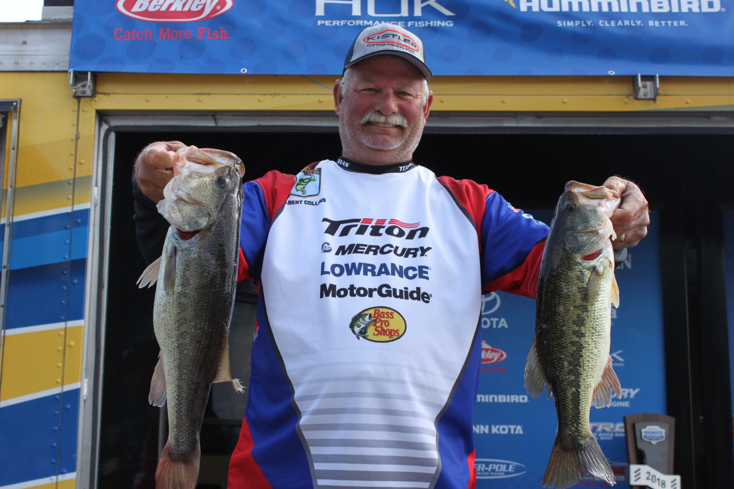 Albert Collins of Texas had a great regional, finishing in seventh place in the boater division with 49 pounds.