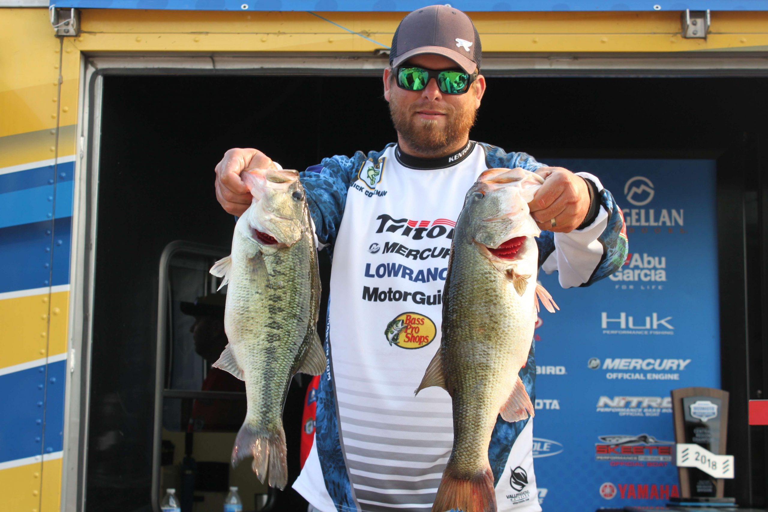 Nick Coleman, who is president of the Kentucky B.A.S.S. Nation, did the Bluegrass State proud with a third-place finish in the non-boater division.