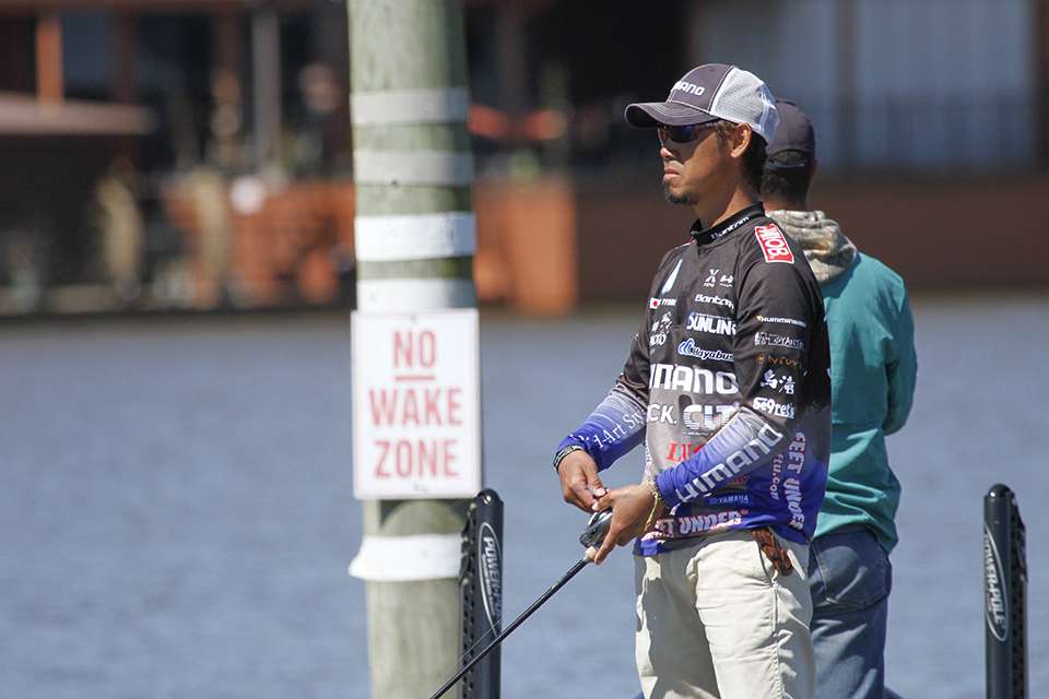 Iyobe had a 5-fish limit when I left him and needed another upgrade or two to feel confident he could win.