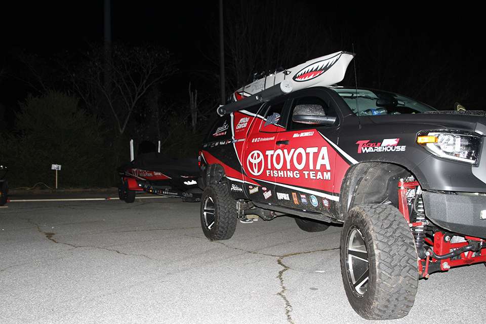 He was also my ride out on the lake for the day. This is Iaconelli's 19th Bassmaster Classic and 17th in a row.