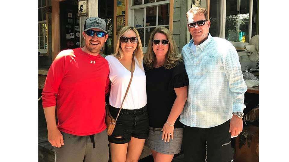 Impromptu vacations were made once Sabine was postponed, and Jacob Wheeler and his bride, Alicia, ran into Kevin and Sherry VanDam on their travels. âWhat are the odds of seeing @kevinvandamfishing at the same spot this morning in Key West?! Literally, we were both shocked!â