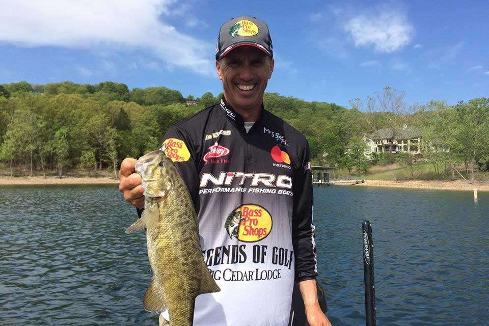 Edwin Evers, who reported he caught a few brown ones on Table Rock, was among the group of Elite anglers that included Tim Horton and Chris Lane among others. Ott explained, âOur involvement is primarily down at the lake, taking sponsors, company representatives and Bass Pro employees out fishing and spend some time with them on the water.â