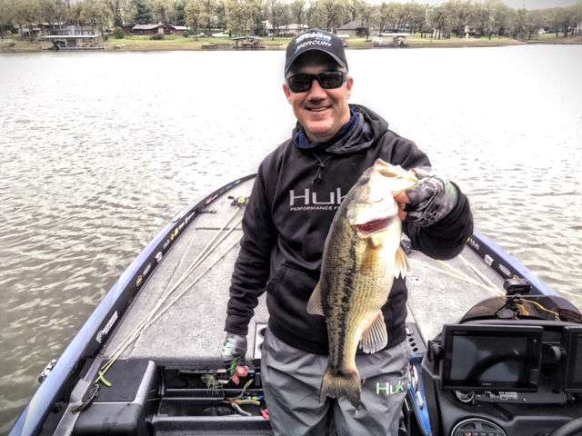 And within two casts another 3.5-pounder goes in the box for Brent Chapman.