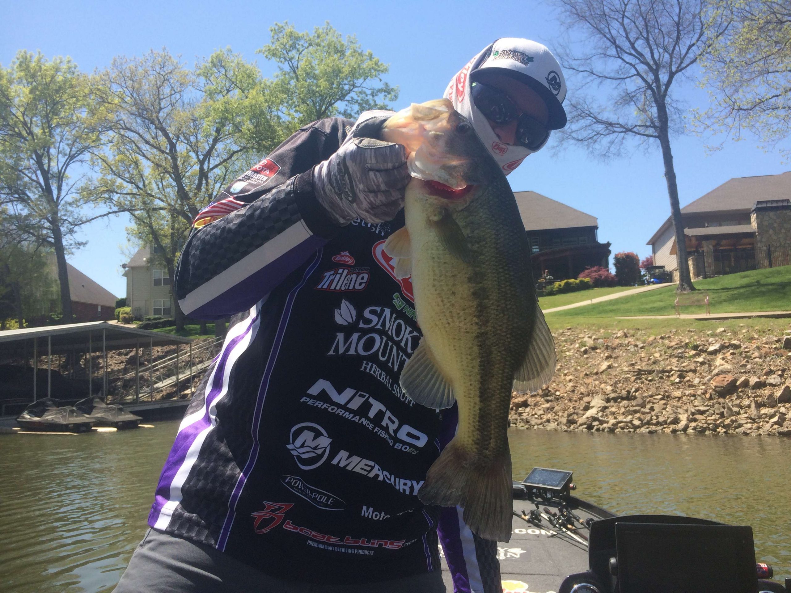 Josh Bertrand is slowly culling up. He needs something special to happen in the next hour to have a chance at fishing Sunday. 