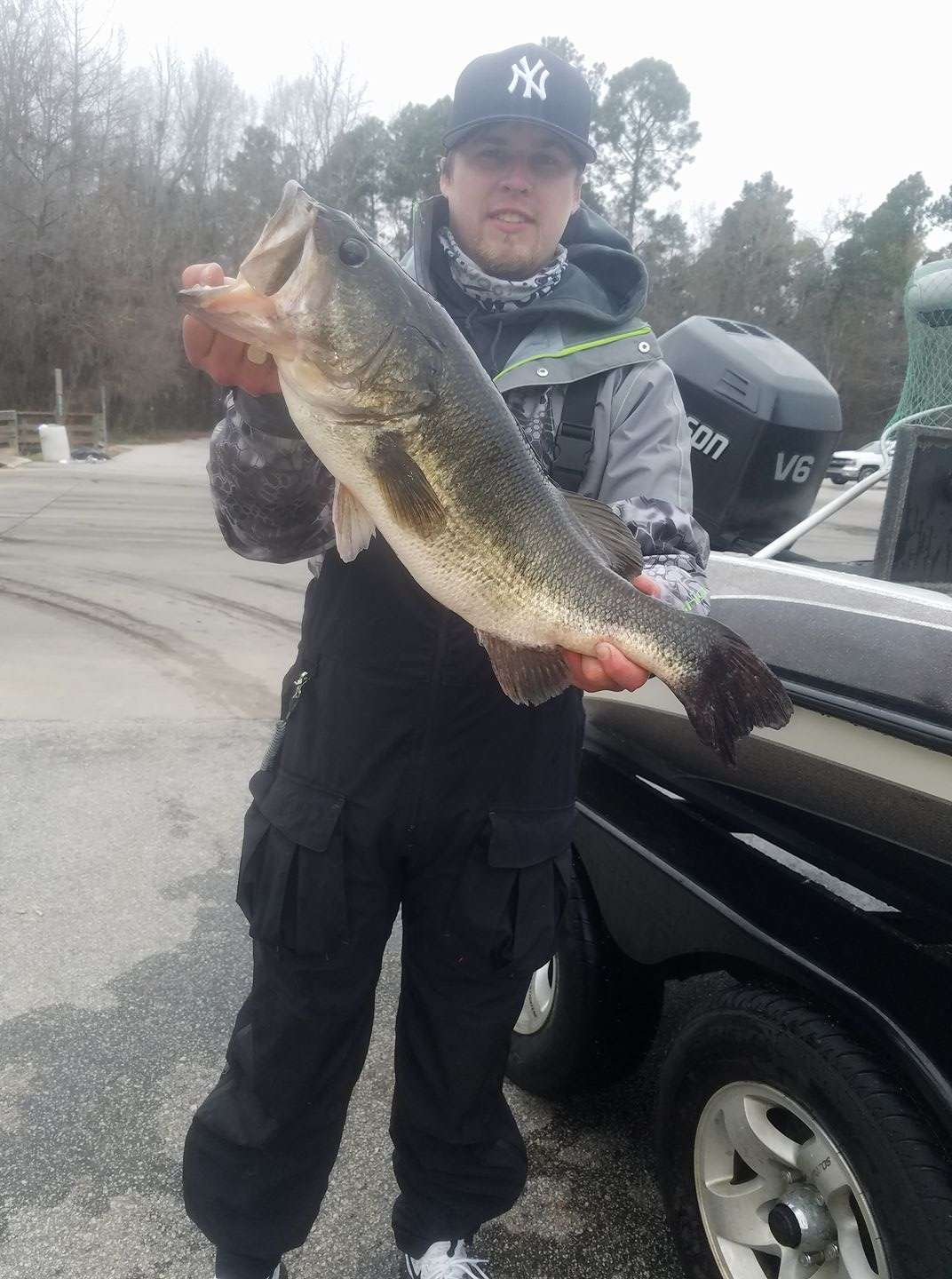 Austin Cromer caught this 7-8 on a Witch Doctor Tackle tungsten jig at Lake Marion in South Carolina. 