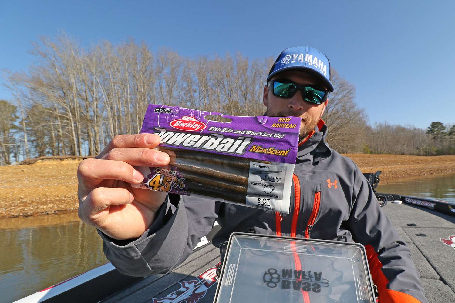 And of course he loves the new Berkley PowerBait MaxScent Generals. 