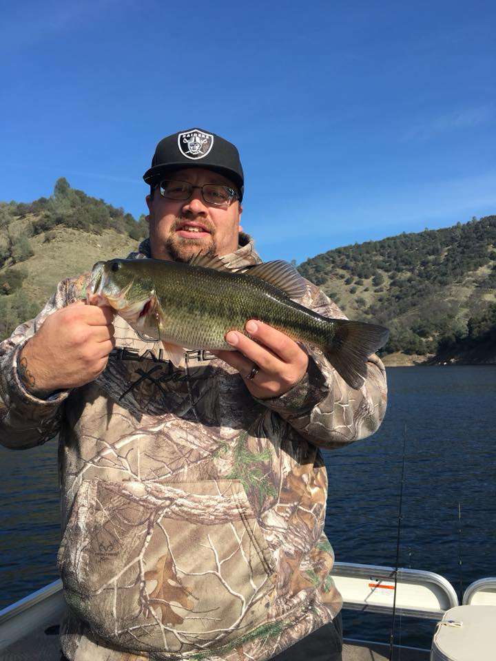 David Crye caught a 4 pounder on Maloneâs Lake, CA.