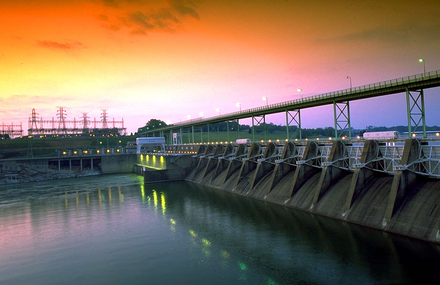 The Fort Loudon Dam on the Tennessee River will serve as one of the boundaries for Classic tournament waters. The dam was built by TVA in the early 1940s. 