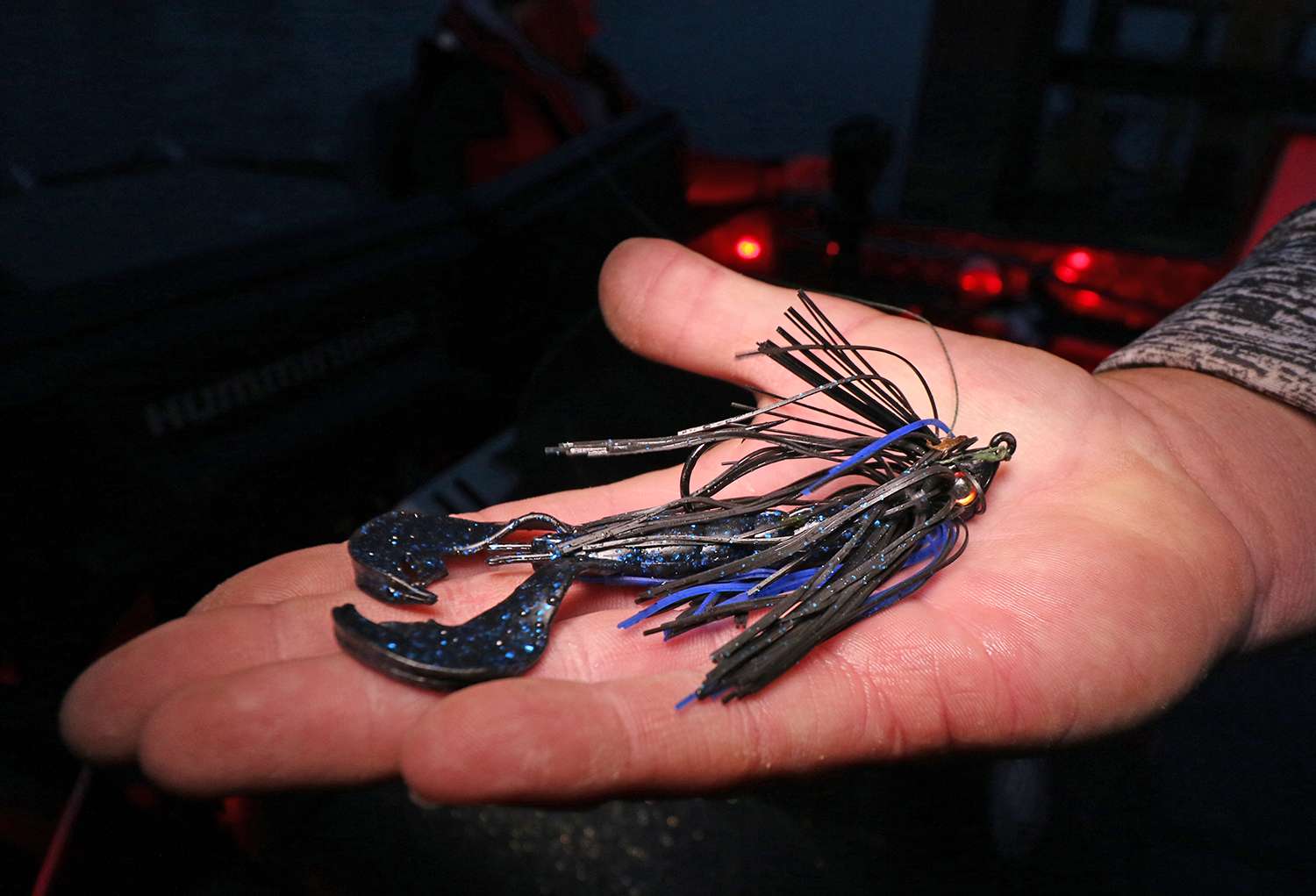 To finish second Justin Margraves used this 5/16-ounce Santone Lures Swim Jig with 4-inch Strike King Rage Tail Craw.