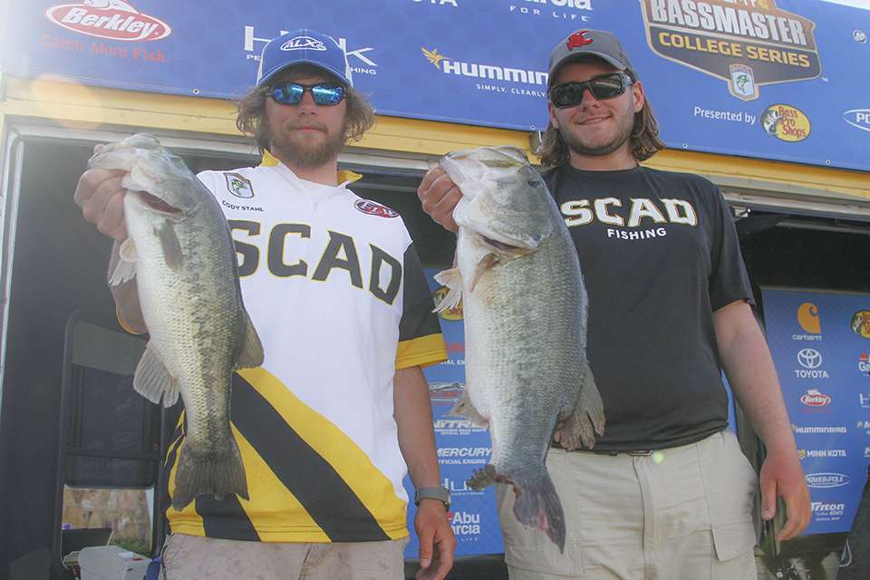 Cody Stahl and Reese Kingston of SCAD (20th, 41-7)