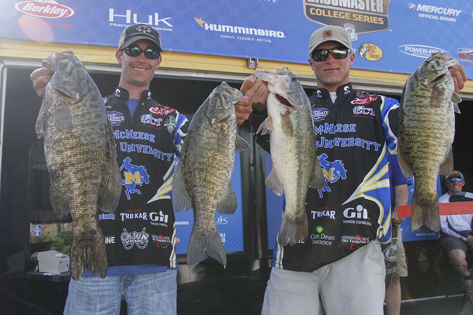 Alex Murray and Trent Manuel of McNeese State (7th, 49-2)