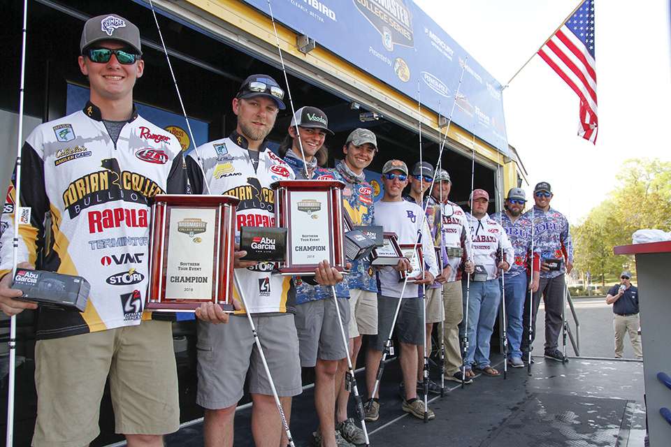 The Top 5 teams also won Abu Garcia Veritas rods and Abu Garcia Revo reels for outlasting the competition on Pickwick this week.