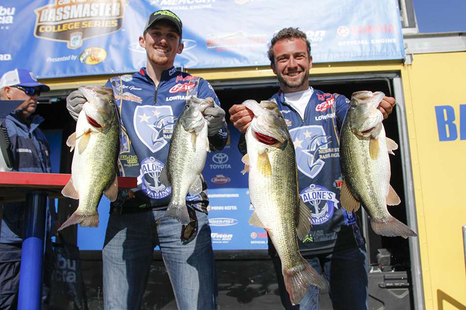 Nick Montilino and Nick Inzeo of Murray State (17th, 18-5)