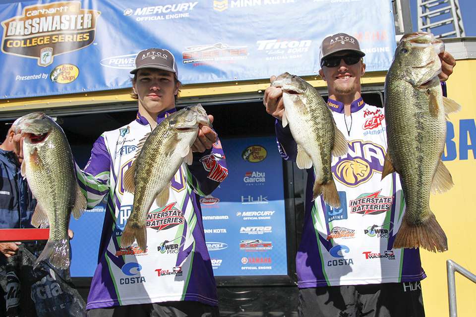 Cody Henderson and Will Spencer of North Alabama (36th, 15-12)