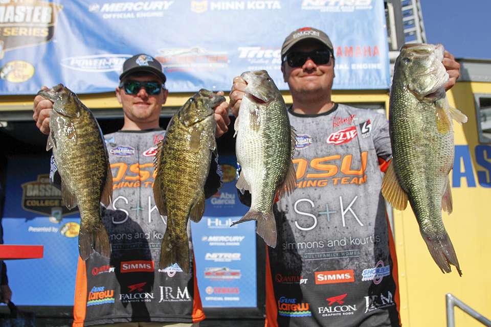 Bates Enmeier and Dexter Flick of Oklahoma State (16th, 18-7)