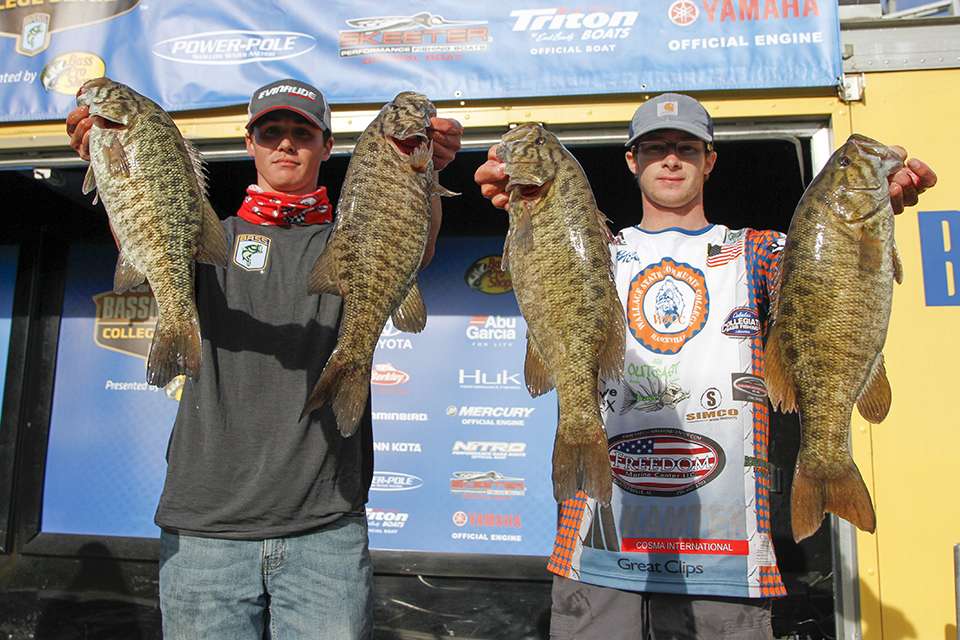 Miller Spivey and Chandler Sickafoose of Wallace State (15th, 18-9)