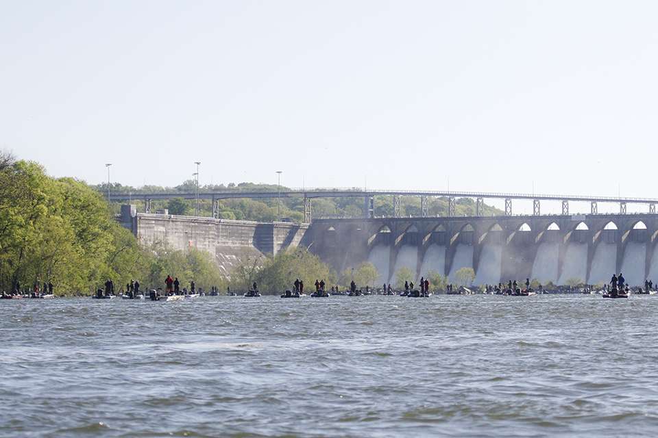 Day 2 of the Carhartt Bassmaster College Series Southern Tour event presented by Bass Pro Shops at Pickwick Lake got underway on Friday.