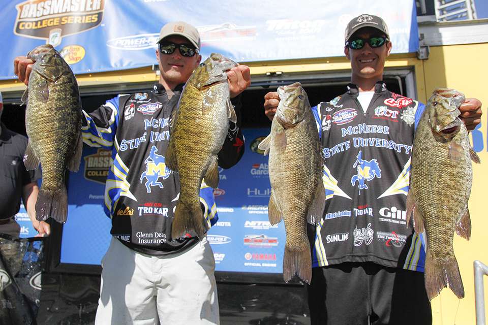 Alex Murray and Trent Manuel of McNeese State (11th, 32-3)