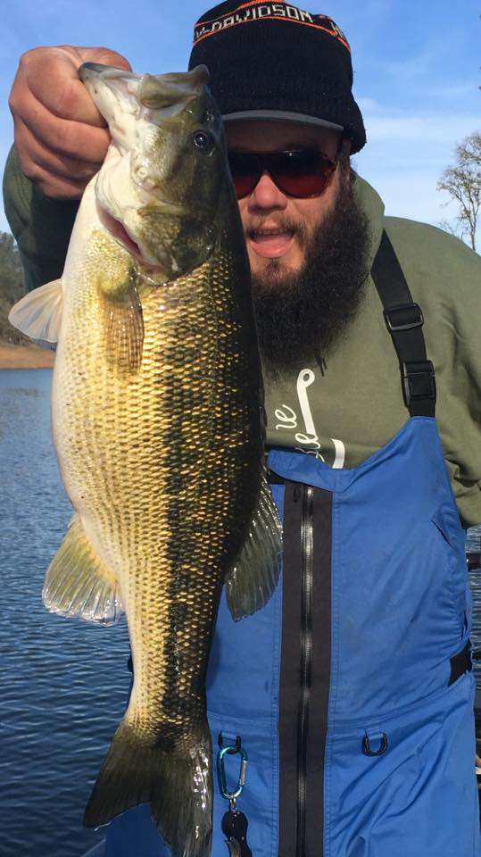 Paul Tillery with his personal best, a 5-6 spot, at Lake Camanche CA.