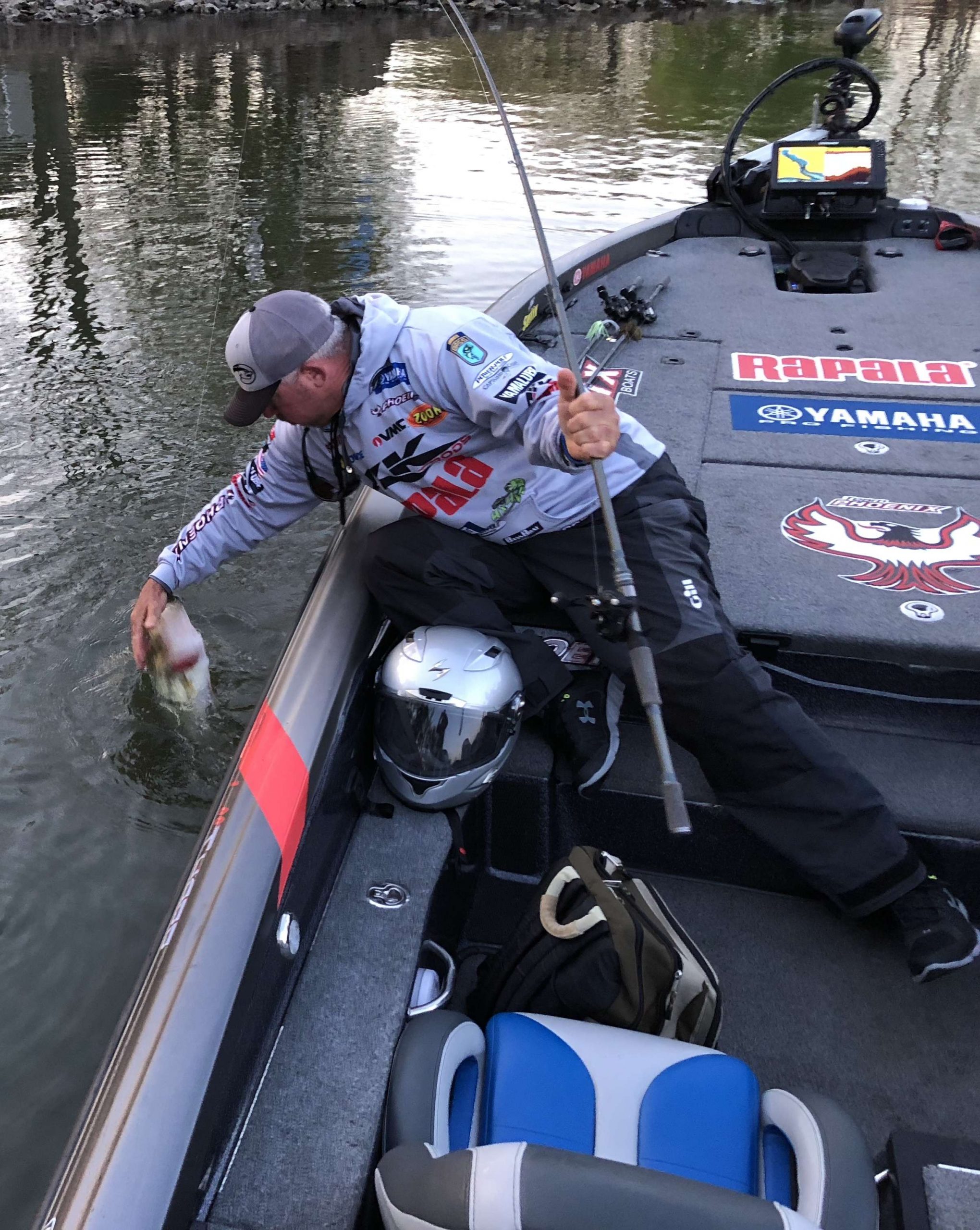 Rapala Pro Randall Tharp is off to a good start with four pounder.
