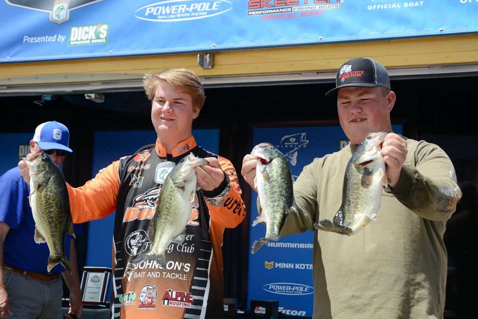 Shawn Fields and Zachary Featherston of Yuba Sutter Fishing Club. 
