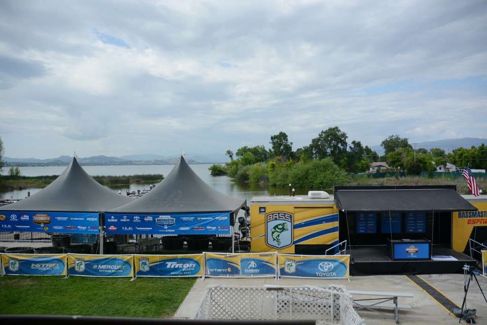 With the action shifting to the weigh-in stage overlooking Clear Lake on Wednesday.
