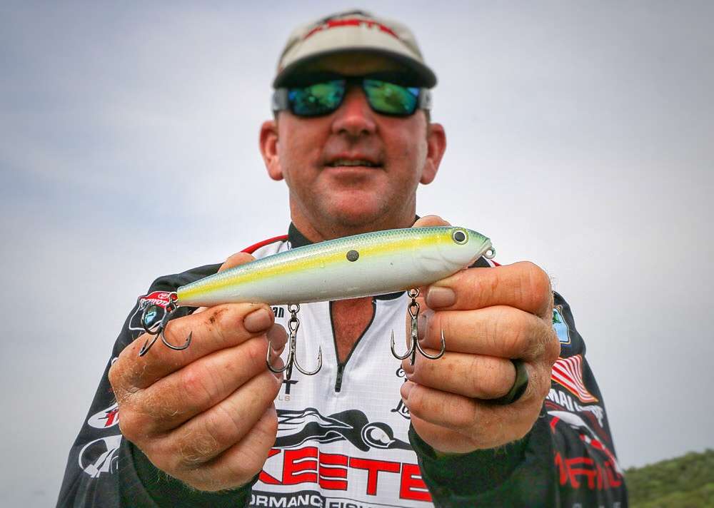 <b>Ray Hanselman Jr. </b><br>
To finish ninth, Ray Hanselman Jr. used a topwater bait he is helping design for Strike King Lures. âItâs a big walking bait that moves a lot of water.â Current name for the bait is the Magnum Sexy Dog. Hanselman said the lure should make its debut at the ICAST tackle trade show in July.  
