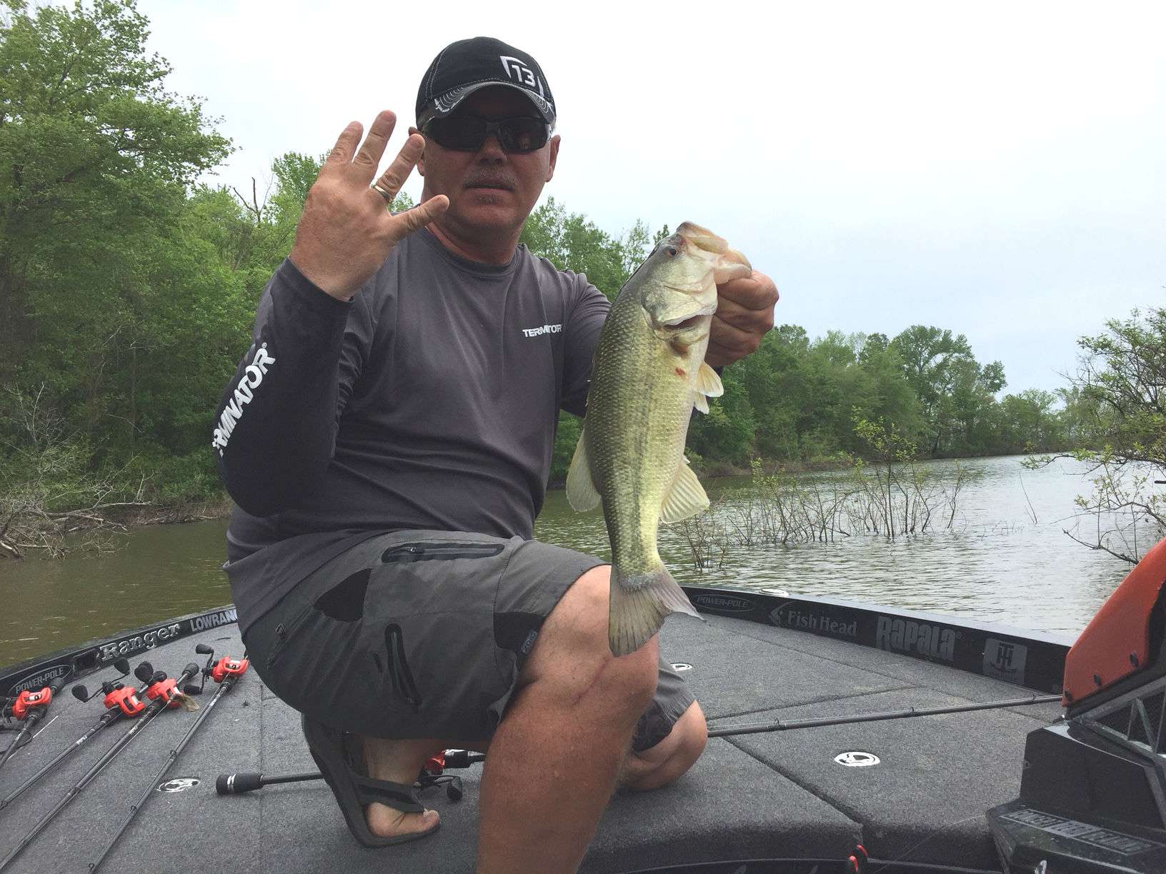 A nice little chunk in the boat for Dave Lefebre.