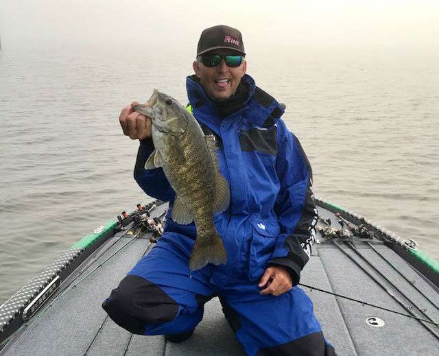Marty Robinson made a short run with an impromptu stop due to the heavy fog and was rewarded with this 4-pound beauty!
