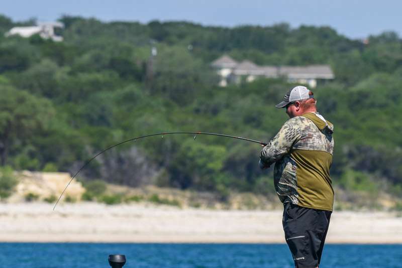 Catch up with Jacob Powroznik as he powers through a Day 2 of the 2018 Toyota Bassmaster Texas Fest Benefiting Texas Parks and Wildlife Department.