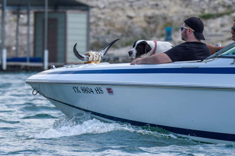 See photos from Marty Robinson's day on Texas' Lake Travis.