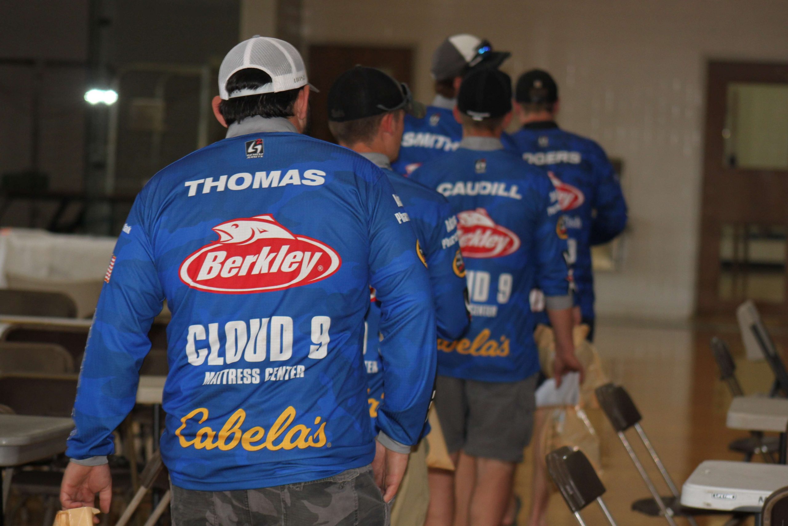 When the anglers are finished registering, some of them headed out for some R and R. They all had to return for 5 p.m., however, for the pre-tournament meeting.