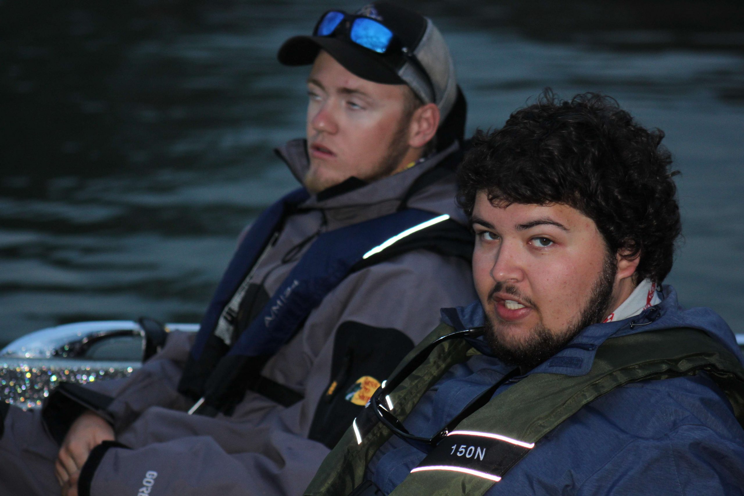 Blake Miles and Cooper Casillas on Boat 4.