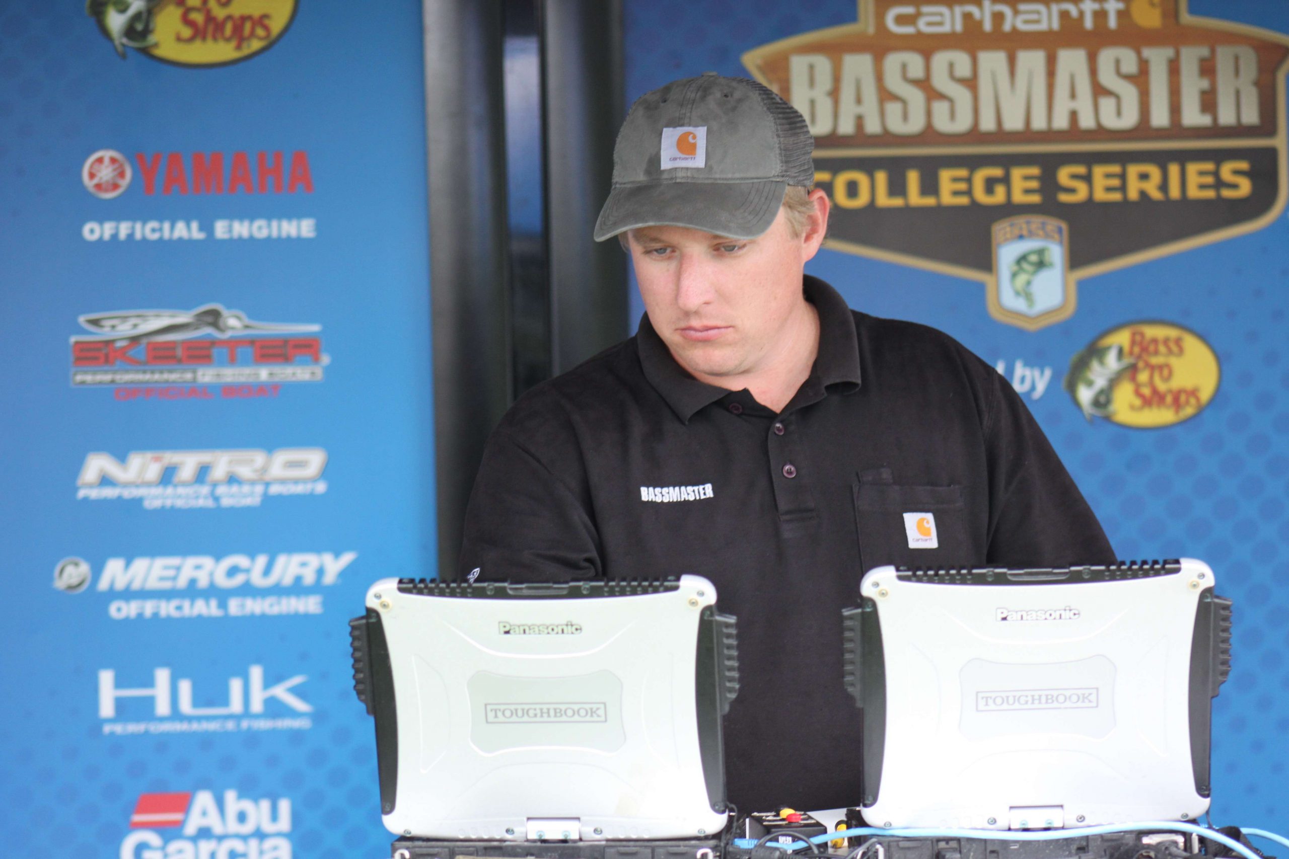 Hank Weldon, tournament director of the Carhartt Bassmaster College Series Eastern Tour presented by Bass Pro Shops, prepares for a huge crowd of anglers competing this week on Cherokee Lake.