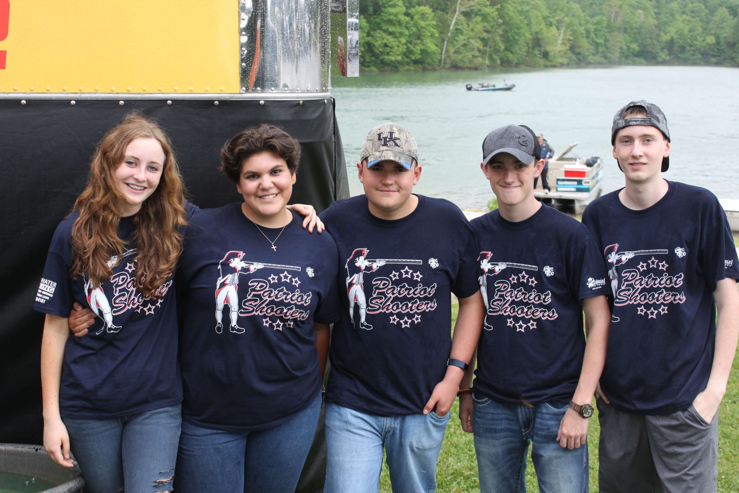 Weldon and the B.A.S.S. staff have plenty of volunteer help at the event too. Pictured are members of the Patriot Shooters, a trap shooting team composed of high school students from throughout Jefferson County, Tenn.