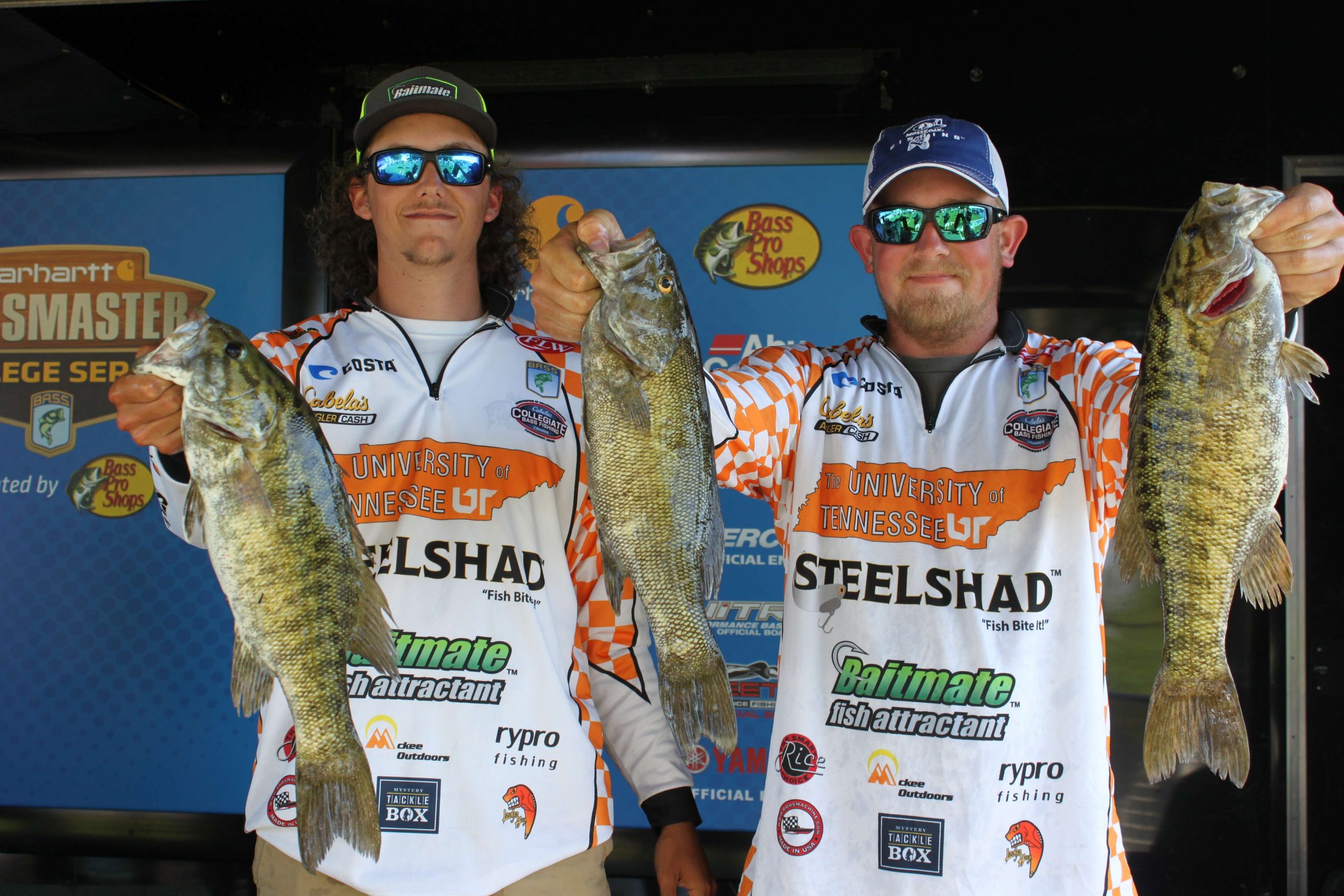 The University of Tennesseeâs Logan Brewster and Chase Dawson are in a tie for 12th with 13-13.