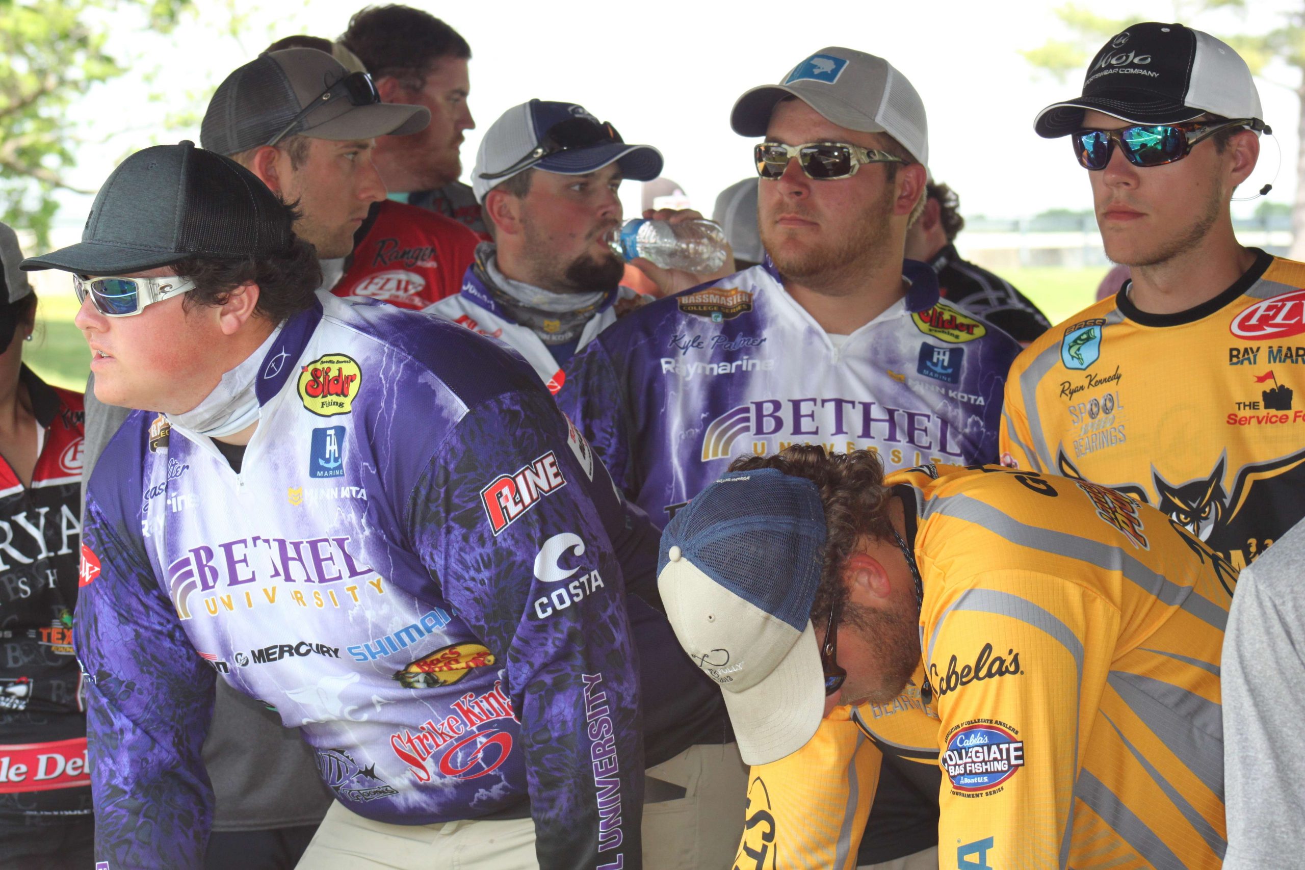 And to the tanks! These guysâ faces say it all. Excitement, determination, anxiousness. Itâs all there for the anglers who give it their all in Bassmaster events.