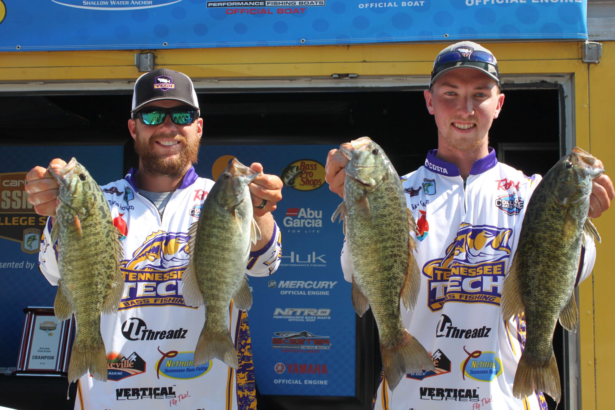 Travis Howard and Sam Carris of Tennessee Tech finished 20th with 35-5.