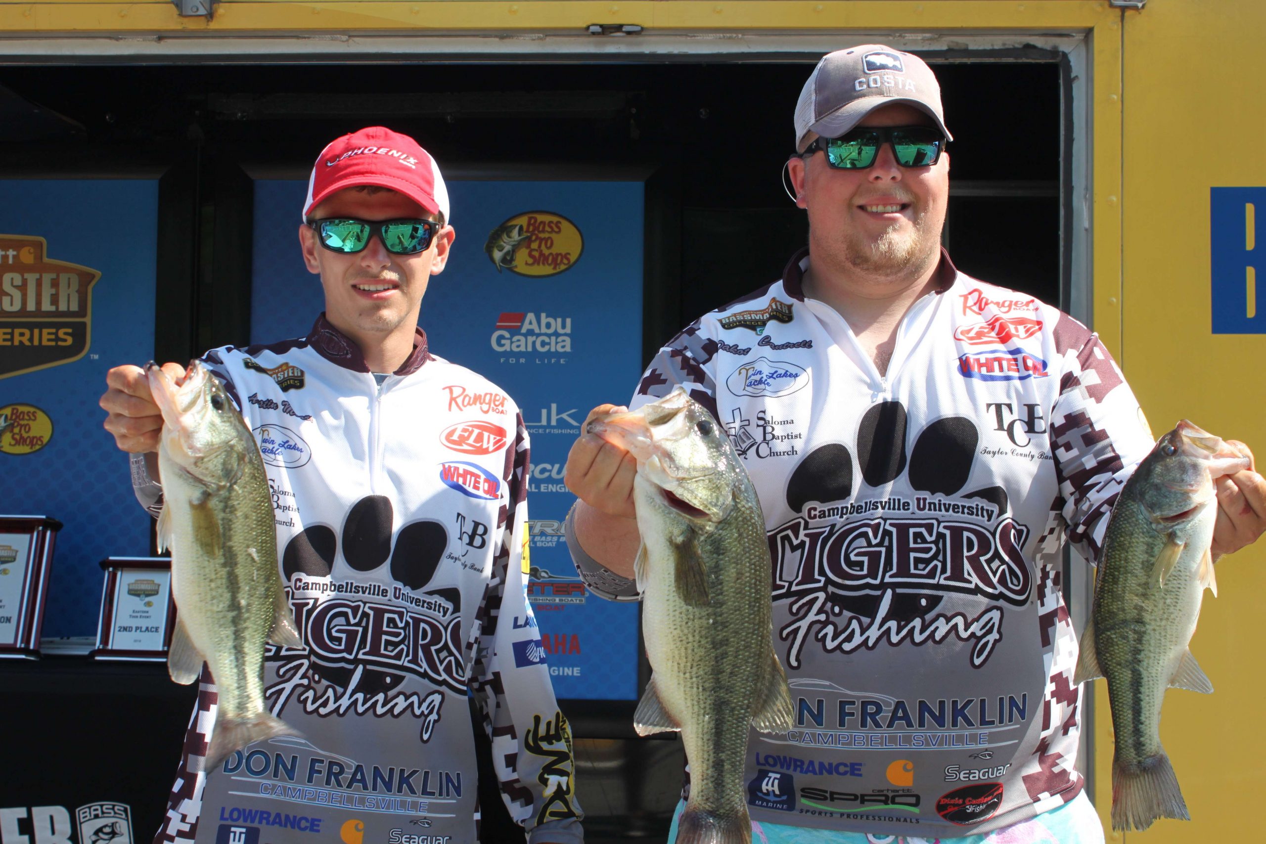 Dakota Cantrell and Austin Moore of Campbellsville University placed eighth with 39-2. 