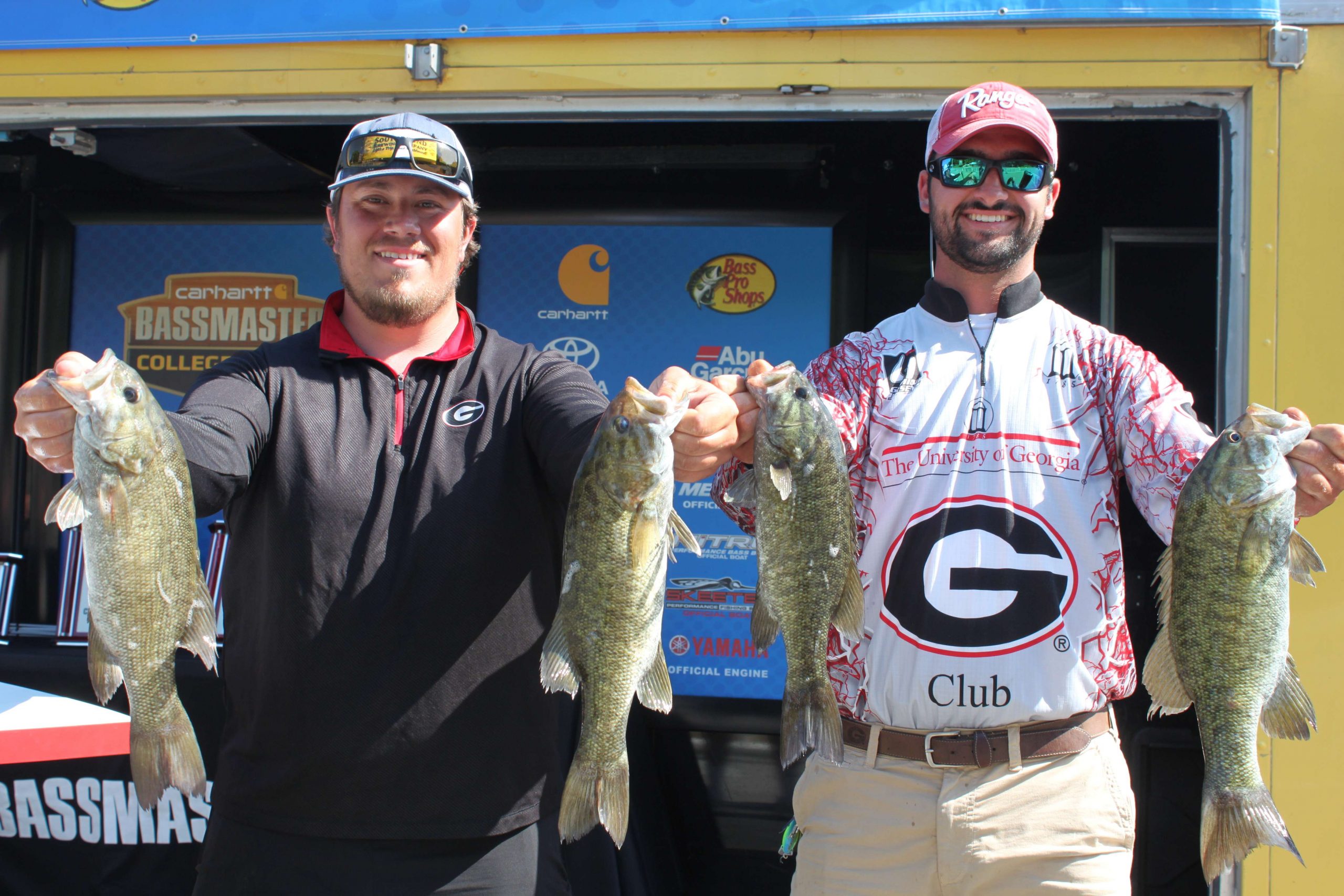 Nathan Ragsdale and Jerimiah Freelund of the University of Georgia placed 21st with 34-10.