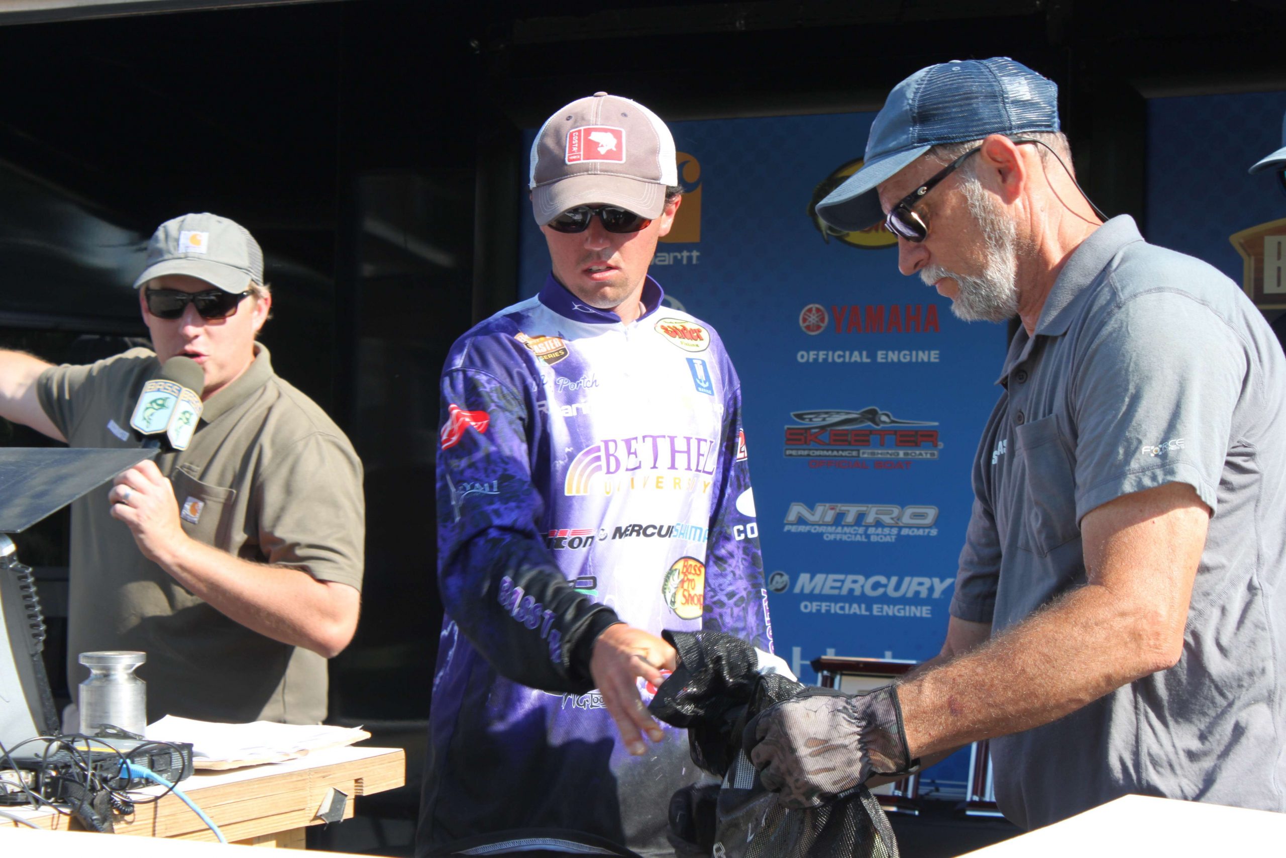 And thatâs the tandem of Cully Scroggins and Nathon Portch. The Bethel University anglers led after Day 1 and Day 2 and were confident they could land another quality bag on Saturday.