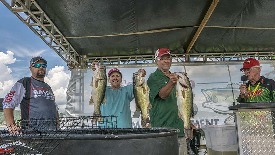 As the camp ended the Foodland Bass Team Tournament teams began to check in. Jerry Nydam served as tournament director.