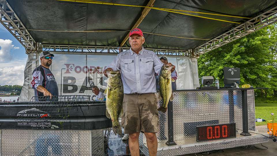First place Big Bass (8.20) went to the team of Mitch Smith and Jimmy Shaver.